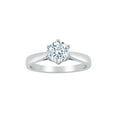 thumbnail image 1 of KATARINA Diamond Solitaire Ring in 14K White Gold (1 cttw, I-J, I1-I2) (Size-9.5), 1 of 2