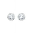 thumbnail image 1 of KATARINA Diamond Stud Earrings in 14K White Gold (1/3 cttw, G-H, I2-I3), 1 of 3