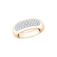 thumbnail image 1 of KATARINA Diamond Wedding Band in 14K Rose Gold (3/8 cttw) (I-Color, SI3/I1-Clarity) (Size-9.5), 1 of 2