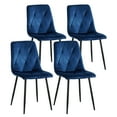 thumbnail image 1 of KATBOC Velvet Dining Chair Set of 4,Blue, 1 of 6