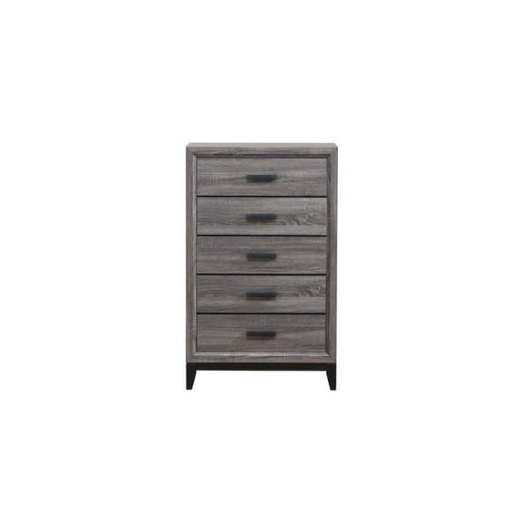 Global Furniture USA Rustic Transitional Kate Foil Grey Chest, Foil Grey