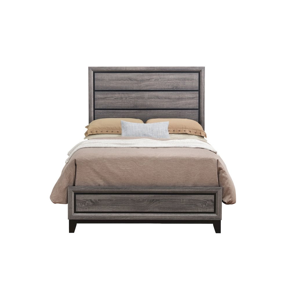 Global Furniture USA Kate Grey Full Bed