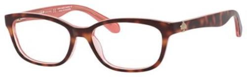 Kate spade brylie 0qtq havana store pink eyeglasses