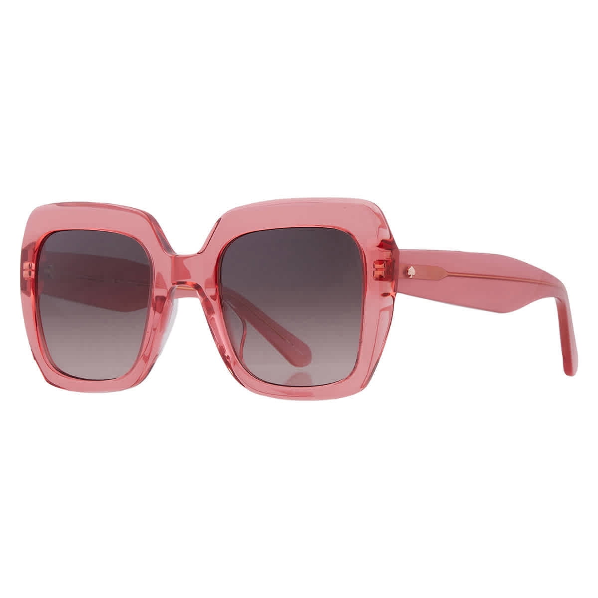 Kate Spade NAOMI/S 0733HA 52mm Square Sunglasses Women's Transparent Peach
