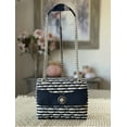 thumbnail image 1 of KATE SPADE New York natalia lurex stripe Small flap shoulder bag Nightcap Multi / Silver, 1 of 3