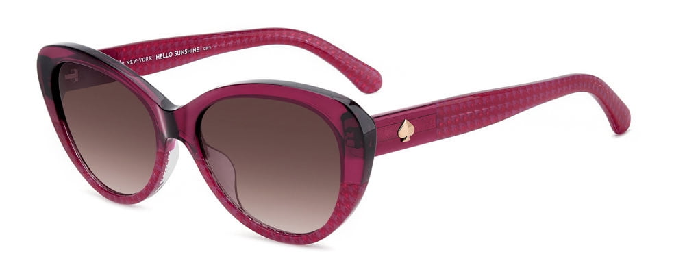 Kate Spade JOSI/S 0SK43X 55mm Cat Eye Sunglasses Women's Burgundy Wine