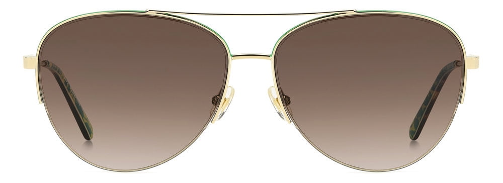 Kate Spade JANECE/G/S 0PEFHA 58mm Aviator Sunglasses Women's Gold Green