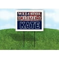 thumbnail image 1 of KATE WELCOME HOME FLAG 18 in x 24 in Yard Sign Road Sign with Stand, 1 of 4