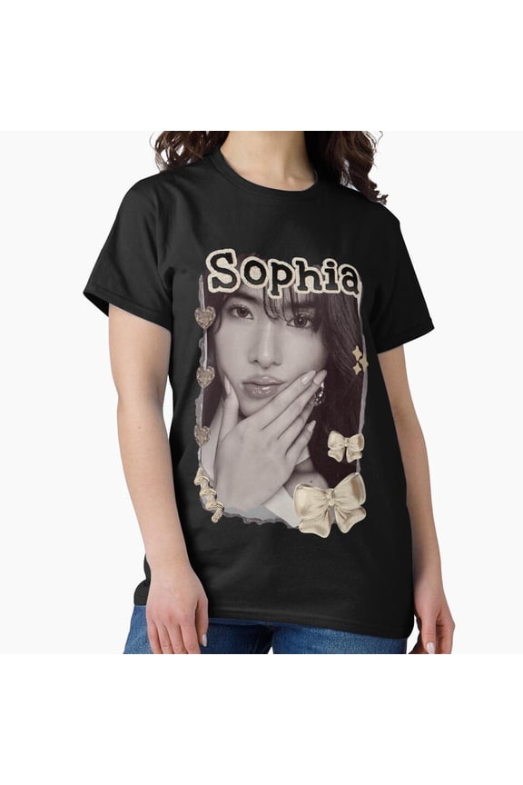 KATEYE Sophia Funny Kpop Y2K Group Scrapbook Collage - USA Printed G4952 Unisex T-Shirt, Up to Size 5XL