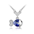 thumbnail image 1 of KATGI Fashion 18K White Gold Plated Lovely Fish Austrian Crystal Pendant Necklace, 1 of 1