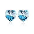 thumbnail image 1 of KATGI Fashion Austrian Crystals Elegant Heart Pendant Necklace or Earrings, 1 of 20