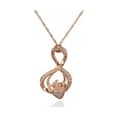 thumbnail image 1 of KATGI Fashion Bridal Embrace Crystal Pendant Necklace, 1 of 1