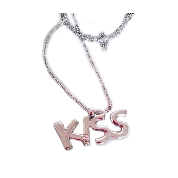 KATGI Fashion Creative Love Letters KISS Pendant Necklace