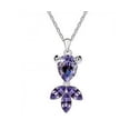 thumbnail image 1 of KATGI Fashion Fairy Tale Crystal Pendant Necklace in Purple, 1 of 1