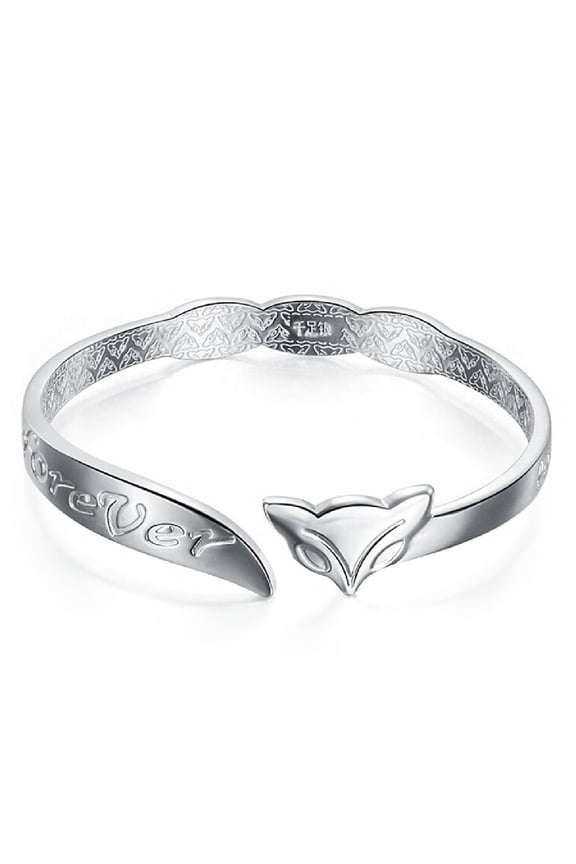 KATGI Fashion Forever Love You Fox Cuff Bracelet