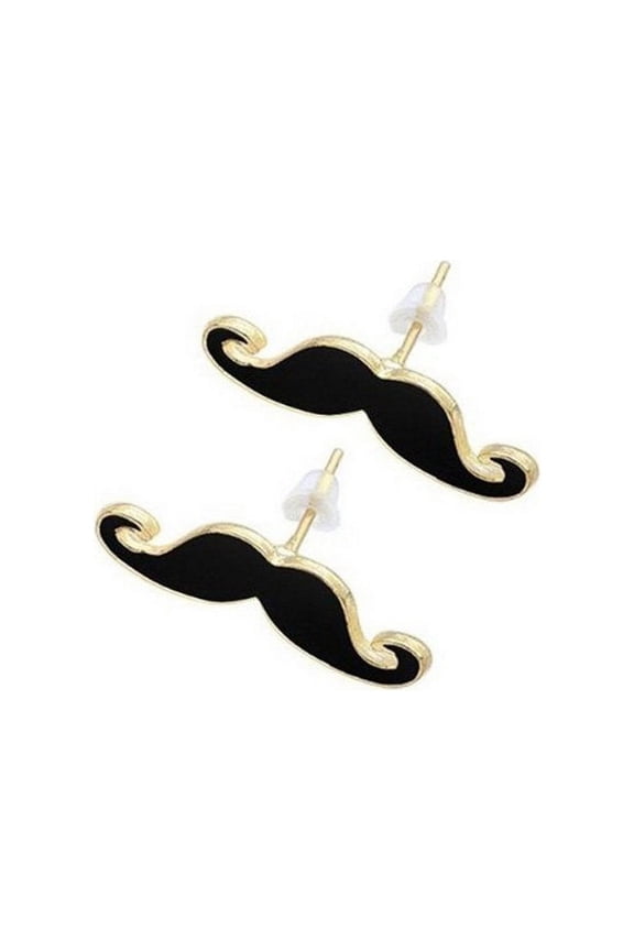 Fashion Retro Handlebar Mustache Hipster Beard Vintage Statement Pendant Necklace or Earrings