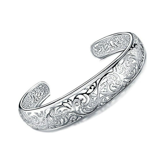 KATGI Women's Fashion Retro Classic Flower Bracelet