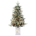 KATIDAP 3 Feet PreLit Artificial Mini Christmas Tree with Lights