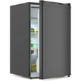 thumbnail image 1 of KATIDAP 4.3 Cu. Ft Mini Fridge With Freezer, Single Door Mini Fridge, 7 Settings Adjustable Thermostat, Mini Refrigerator for Bedroom,Rv, Office, Dorm, Black, 1 of 6