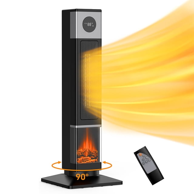 KATIDAP Cuboid Space Heater for Large Room, 1500W PTC Ceramic Heater