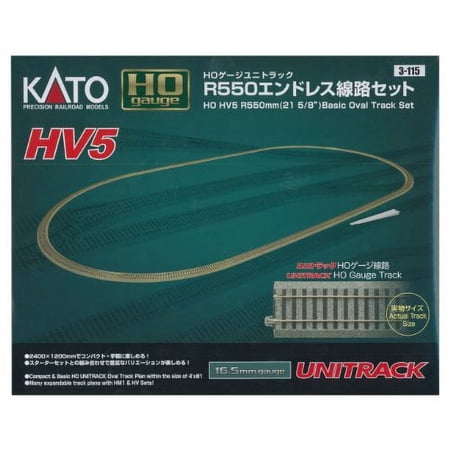KATO HO Gauge HV-5 R550 Endless Track Set 3-115 Railway model rail set// Age/ Boy