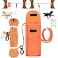 thumbnail image 1 of KATOLK Dog Tie Out Cable for Camping,Leash, 100FT Portable Dog Trolley System for Dogs up to 250lbs,Dog Lead for Yard, Camping, Parks, Outdoor Events, 1 of 6