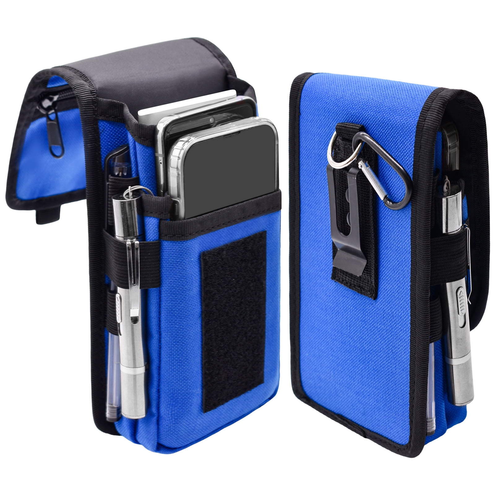 SYB Phone Pouch, EMF-Proof Phone Sleeve for Cell Phones up to 3.25 Wide,  Blue 