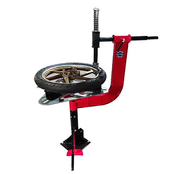 KATOOL KT-MOTO1001 Manual Motorcycle Tire Changer Fits 9"21" Rims for DIY Garages, Mobile Mechanics & Trackside Motorcycle Service