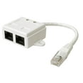 thumbnail image 1 of KAUDEN - Cat5e Data/Data Ethernet Cable Economiser, RJ45 Male to 2x RJ45 Female, 1 of 1