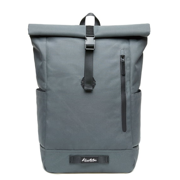 KAUKKO Casual Daypacks Multipurpose Backpacks, Outdoor Backpack, Travel Rucksack, Laptop Backpack Fits 15"(04 Nylon Grey)