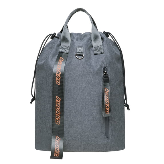 KAUKKO Drawstring Sports Backpack Gym Yoga Bag Shoulder Rucksack for Men and Women