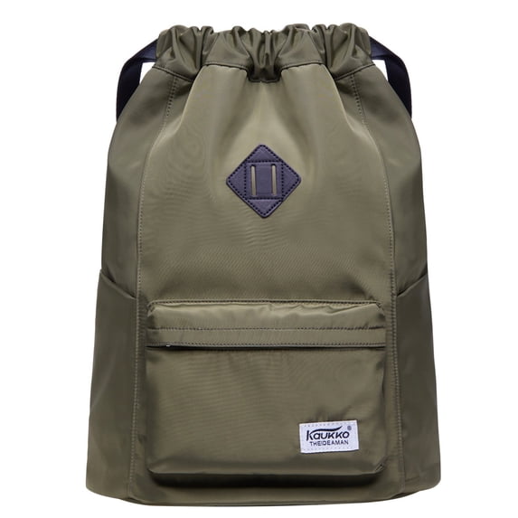 KAUKKO Drawstring Sports Backpack Gym Yoga Bag Shoulder Rucksack for Men and Women