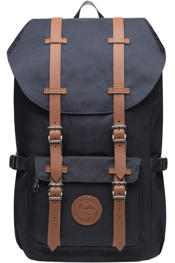 Laptop Outdoor Backpack, Traveling Rucksack Fits 15.6 Inch Laptop(5-11-BLACK)