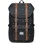 KAUKKO Laptop Outdoor Backpack, Traveling Rucksack Fits 15.6 Inch Laptop5-12-BLACK