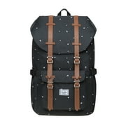KAUKKO Laptop Outdoor Backpack, Traveling Rucksack Fits 15.6 Inch Laptop5-13-Black