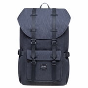 KAUKKO Laptop Travel Backpack, Outdoor Rucksack Fits 15.6 Inch Laptop18-Grey