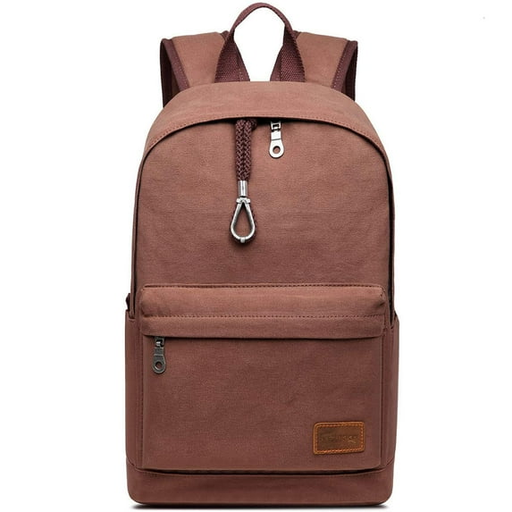 KAUKKO Multipurpose Vintage Canvas Backpacks Laptop Daypack Travel Hiking Rucksack(Khaki)