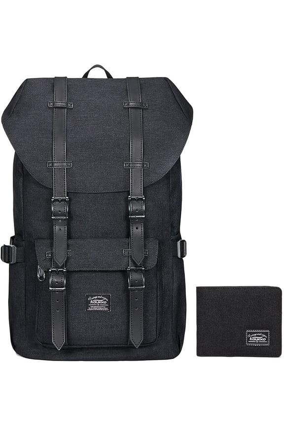 School Travel backpack for university flexible with laptop for 15",22L(Linen Blue2pc)