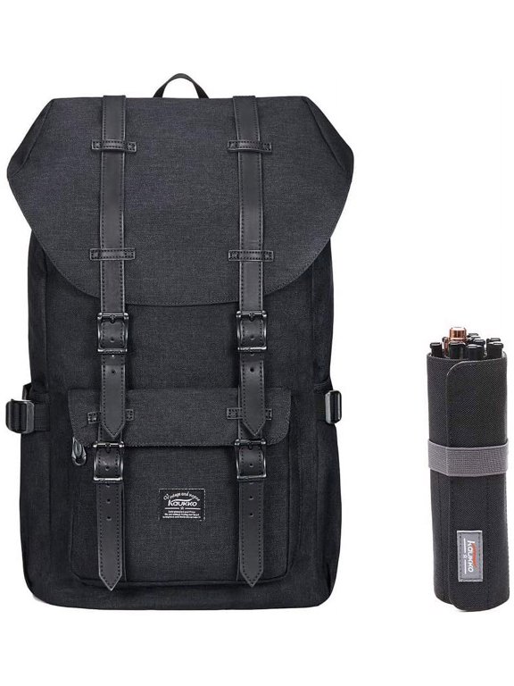 School Travel backpack for university flexible with laptop for 15",22L(Linen Blue)