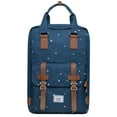 thumbnail image 1 of KAUKKO Stylish Oxford Fabric Backpack Travel Rucksack lightweight Hiking Bag Satchel, 1 of 5