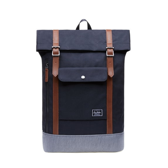 KAUKKO Stylish Oxford Fabric Backpack Travel Rucksack lightweight Hiking Bag Satchel