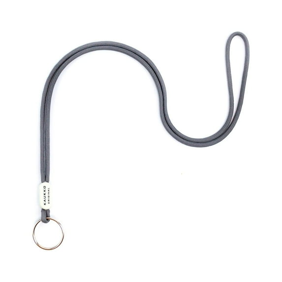 KAUKKO Unisex Lanyard Short Keyring Key Chain, robust and practical (02-Black)
