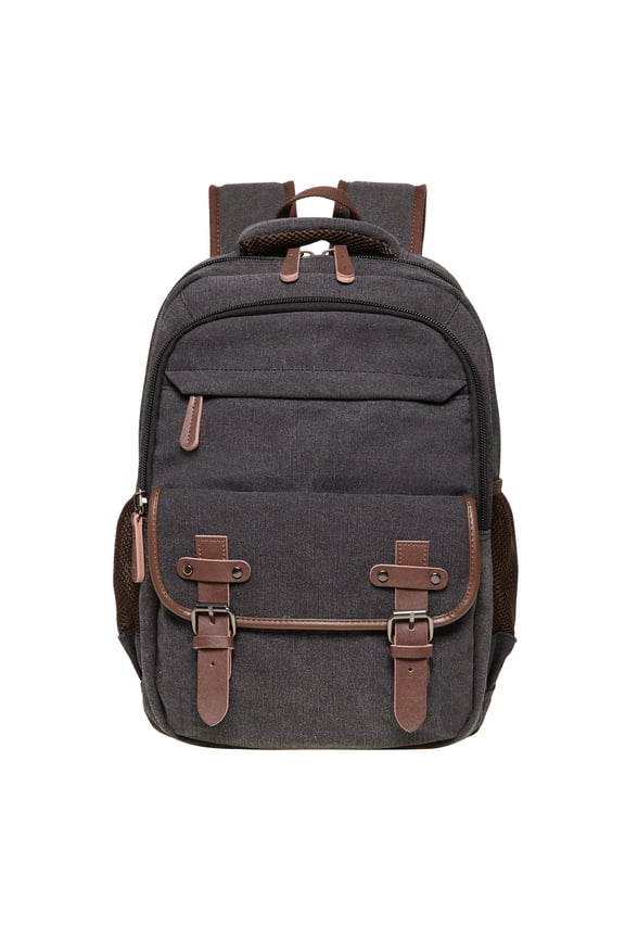 Vintage Canvas Backpack - Large Capacity,Multi-Functional Durable Outdoor Rucksack KS28, 24.3L