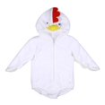 thumbnail image 1 of KAUOD Animal Hooded Romper Toddler Baby Flannel Halloween Autumn Winter Outfit Infant Little Boys Girls Soft Baggy Cute Jumpsuit, 1 of 9