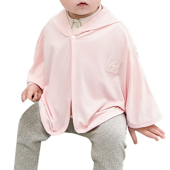 KAUOD Baby Boys Girls Lightweight 𝗦unscreen Hoodie Toddler Breathable Outwear Shirt Zipper Outdoor Fishing Jacket Coat