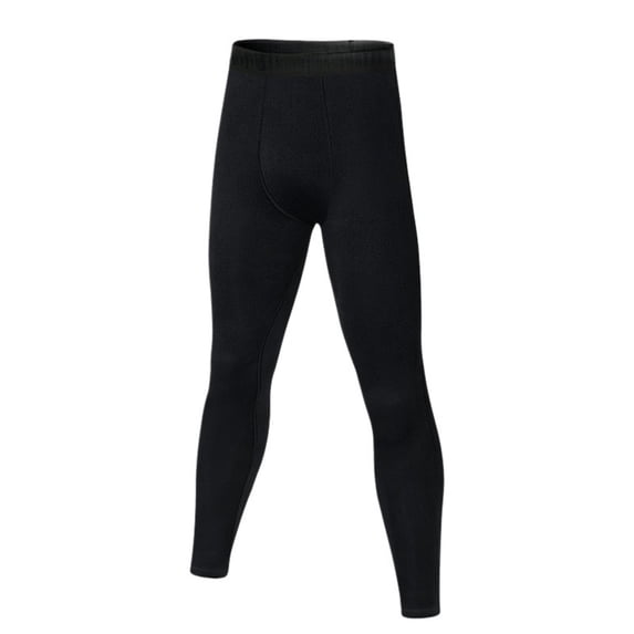 KAUOD Boys Athletic Leggings Compression Basketball Running Sports Pants Stretchy High Waist Skinny Footless Tights