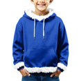thumbnail image 1 of KAUOD Boys Fleece-Lined Hoodies Cotton Soft Christmas Pullover Sweatshirts Clothes Kids Fuzzy Warm Winter Coats with Pockets, 1 of 5