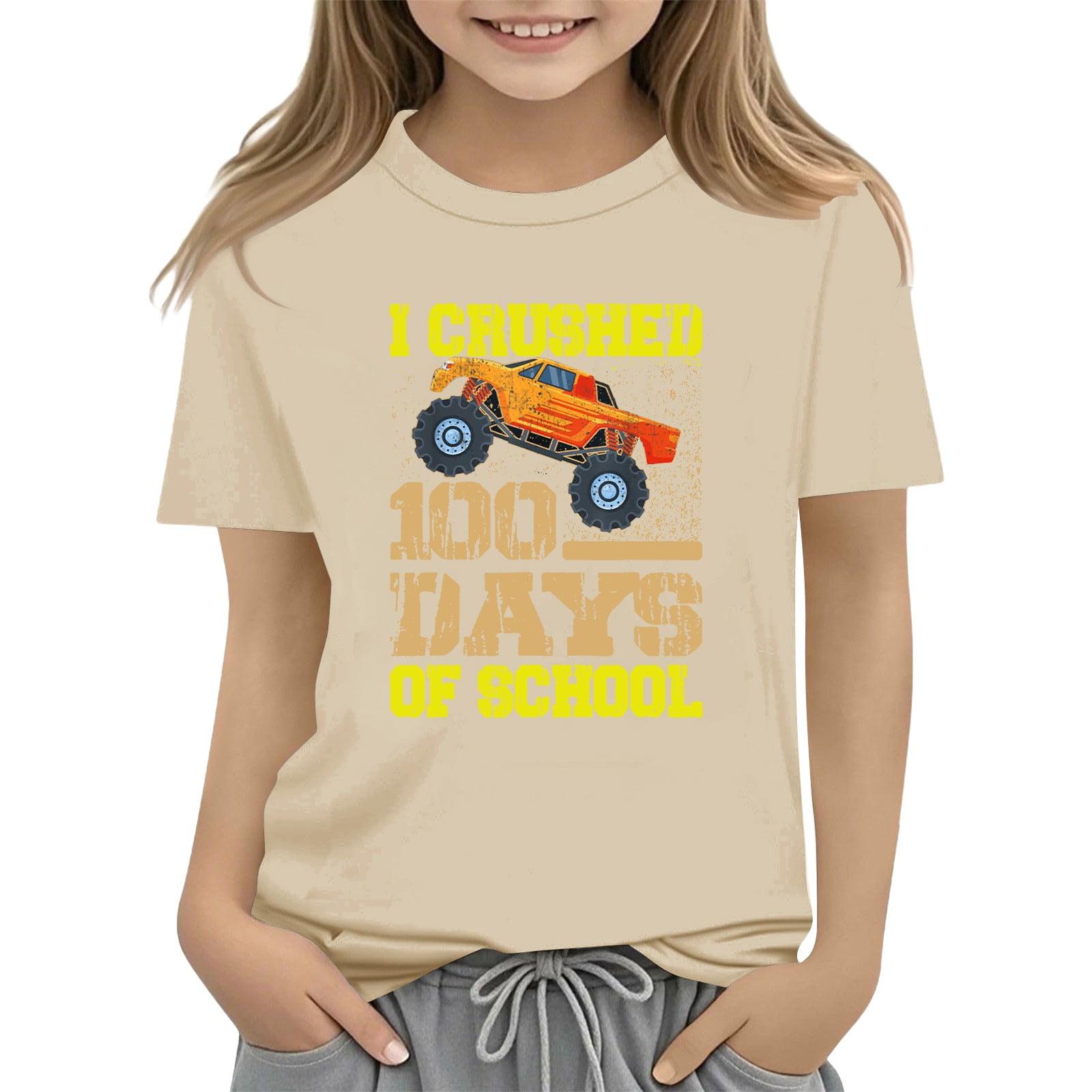 KAUOD Boys Girls 100 Days of School Shirt Toddler Boys Girls 100th Day ...