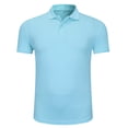 thumbnail image 1 of KAUOD Boys Girls Polo Shirts Short Sleeve Lapel Collar School 𝗨niform Tops Summer Preppy Casual Solid Pullover Shirt, 1 of 9
