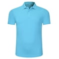 thumbnail image 1 of KAUOD Boys Girls Polo Shirts Short Sleeve Lapel Collar School 𝗨niform Tops Summer Preppy Casual Solid Pullover Shirt, 1 of 9